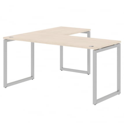 Стол угловой правый КСТЕН-К КСКCТ 1615 Р Бук Тиара Алюминий / XTEN-Q XQCT R_0