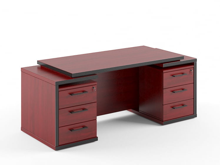 Стол руководителя ТДТ 197 (Вишня Мемфис) / TDT_0