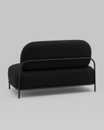 Диван Стоун рогожка черный_2