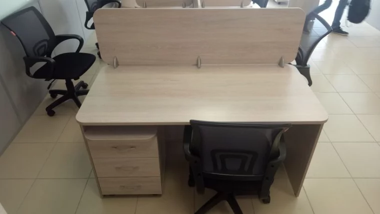 Тумба подкатная Глассй 3.14.10 Дуб сантана светлый / Glassy_1