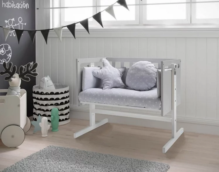 Колыбель Микуна Йоу&Ме МО-1838 грей/вхите / Micuna You&Me grey/white_3