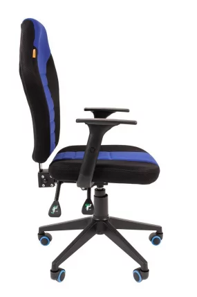 Кресло геймерское CХАИРМАН ГАМЕ 8 Черный-синий / CHAIRMAN GAME_2