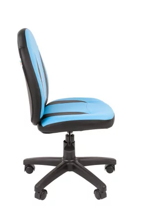 Детское кресло CХАИРМАН КИДС 122 Черный-голубой / CHAIRMAN KIDS_2