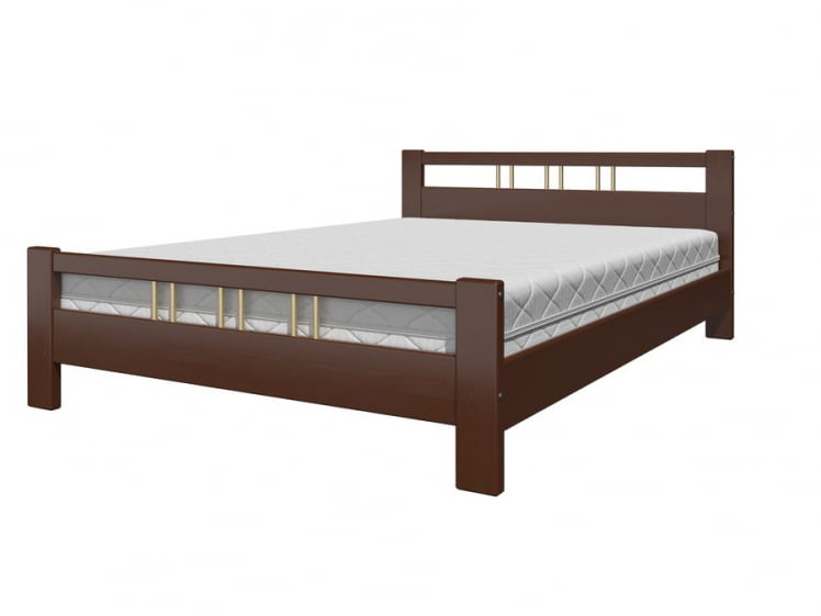 Кровать из массива Вероника 3 200х140 Орех_0