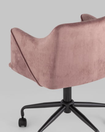 Стул офисный ДЖамал велюр Розовый / Jamal_5