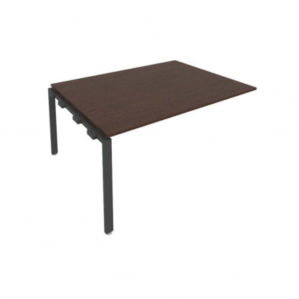 Проходной наборный элемент переговорного стола Метал Сйстем Б.ППРГ-4 Венге/Антрацит / Metal System_0