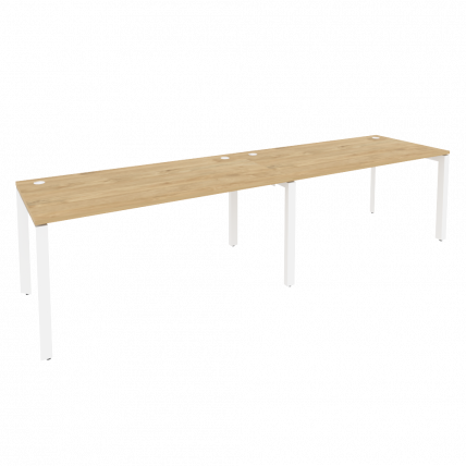 Рабочая станция на П-образном м/к ОНИКС О.МП-РС-2.4.8 Тиувуд Светлый/Белый / ONIX O.MP-RS-2.4.8_0