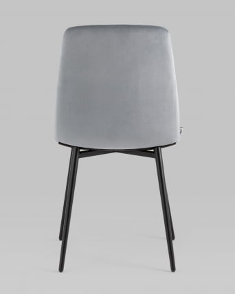 Стул Одди велюр Серый_4