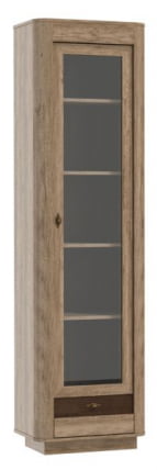 Шкаф-витрина Фантазия 34.06 Дуб каньон Дуб кальяри_0