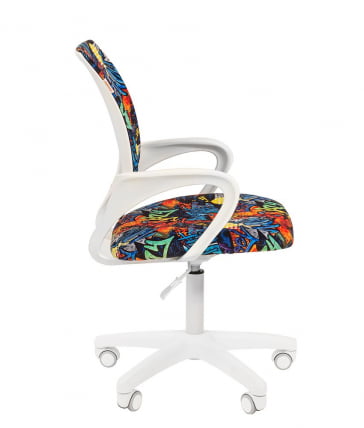 Детское кресло CХАИРМАН ТИН (Кидс) 103 ЛТ (ЛТ) белый пластик Cразй / CHAIRMAN (Kids) (LT) Crazy_2