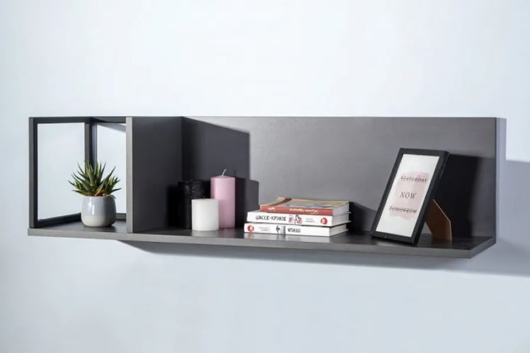 Полка навесная CИТЙ 400955831х Графит / CITY 400955831h_6