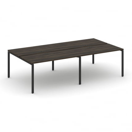 Рабочая станция двухсторонняя на 4 места CОНCЕПТ CН.ДРС-007 Дуб Мали Черный / CONCEPT CN.DRS-007_0