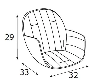 Текстиль в стул Микуна ОВО ЛУКСЕ ТКС-1646 Вхите / Micuna OVO LUXE TX-1646 White_6