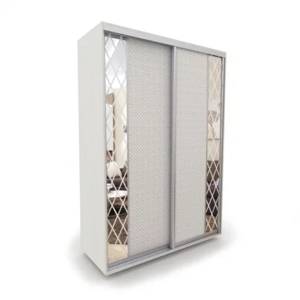 Шкаф-купе 2-х дверный Акцент-Вера КР 1200х600  Выбеленное дерево_0