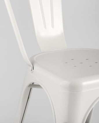 Стул ТОЛИКС с высокой спинкой Белый матовый / TOLIX_6
