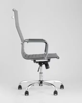 Кресло руководителя ТопЧаирс Ситй Серое / TopChairs City_3
