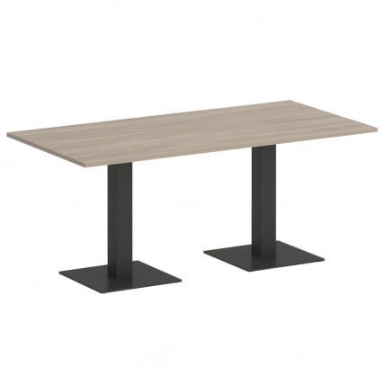 Стол прямоугольный ХОМЕ ОФФИCЕ ВР.СП-5-180.2 Дуб Аттик/Антрацит металл / HOME OFFICE VR.SP-5-180.2_0