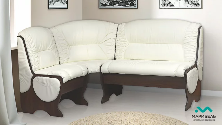 Диван угловой ДКУ-1/2 Венге/Ткань Cлассиc беж / Classic_0