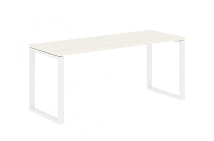 Стол письменный ЕДИС ЕКСТ 1767 Ясень Траун Белый / EDIS EQST_0