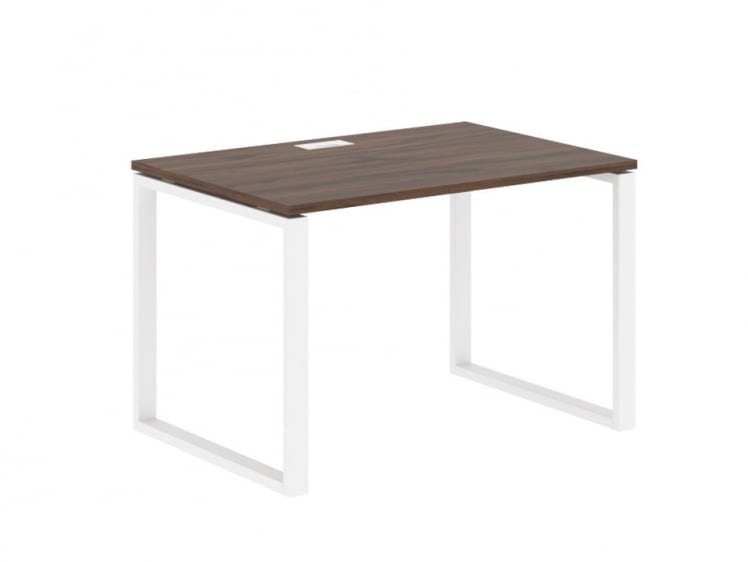 Стол письменный ЕДИС ЕКСТ 1180 Дуб Денвер темный Белый / EDIS EQST_0