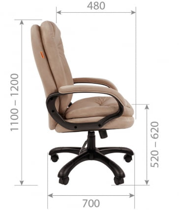 Кресло руководителя CХАИРМАН ДОМ (Хоме) 668 Бежевый / CHAIRMAN (Home)_4