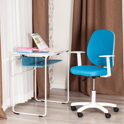 Кресло ПЛАЙ ВХИТЕ Блуе (синий) / PLAY WHITE Blue_11