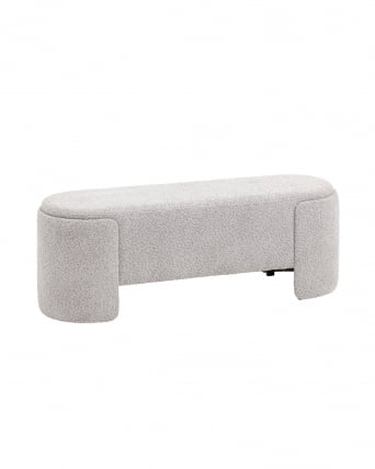 Банкетка Такс букле Светло-серый / Taks_0