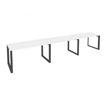 Рабочая станция на О-образном м/к ОНИКС О.МО-РС-3.3.7 Белый Бриллиант/Антрацит / ONIX O.MO-RS-3.3.7_0