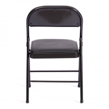 Стул складной ФОЛДЕР (мод. 3022Г) каркас: металл, сиденье/спинка: экокожа, 46.5 х 47.5 х 79 см, блаcк (черный) / блаcк (черный) / FOLDER (mod. 3022G) black black_3