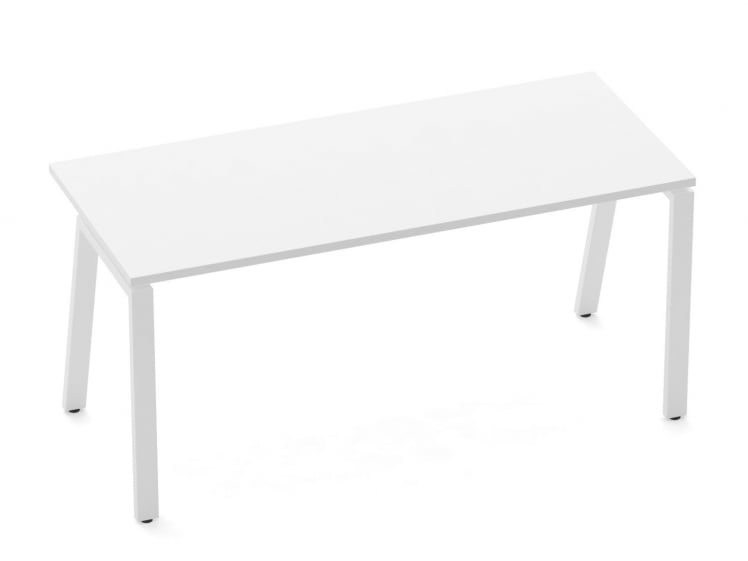 Стол прямой Дека Л-обр. каркас 73.07.16 Белый / Deka_1
