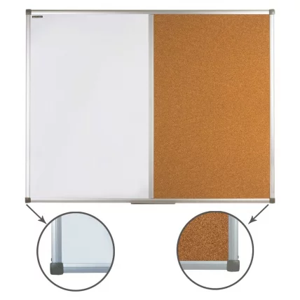 Доска комбинированная магнитно-маркерная БРАУБЕРГ для объявлений 90х120 см / BRAUBERG_1