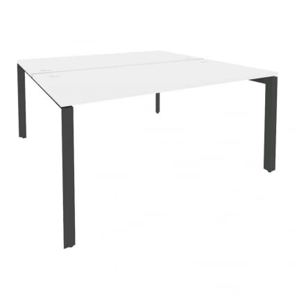 Рабочая станция на П-образном м/к ОНИКС О.МП-Д.РС-2.4.8 Белый Бриллиант/Антрацит / ONIX O.MP-D.RS-2.4.8_0