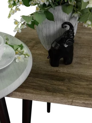 Стол журнальный БеаутйСтйле 2 Дуб дымчатый/венге / BeautyStyle_9