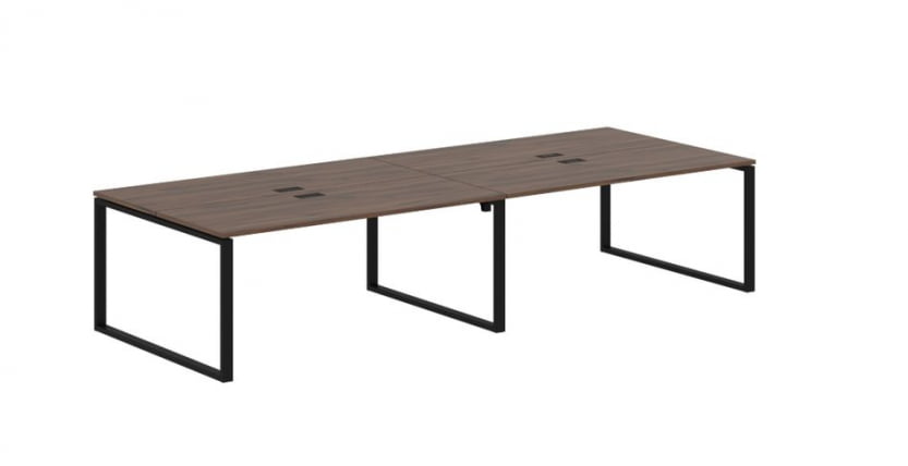 Бенч-система ЕДИС ЕКВСТ 3513 Дуб Денвер темный Черный / EDIS EQWST_0