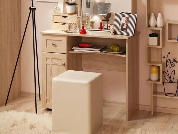 Стол туалетный Шерлоcк 53 Дуб Сонома (спальня) / Sherlock_0