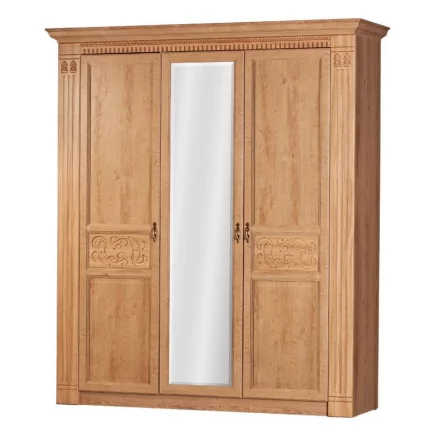 Шкаф трехдверный Лючия 180 Дуб Ридинг_0