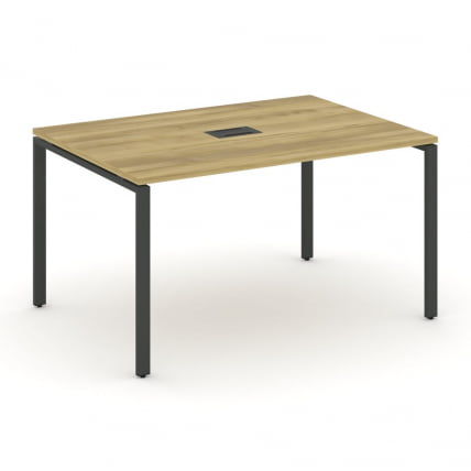 Стол переговорный (1 столешница) CОНCЕПТ CН.ПРГ-014 Дуб Винченцо Антрацит / CONCEPT CN.PRG-014_0