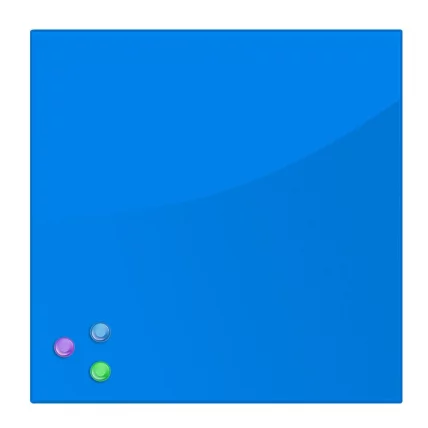 Доска магнитно-маркерная стеклянная БРАУБЕРГ 45х45 см Синяя / BRAUBERG_0