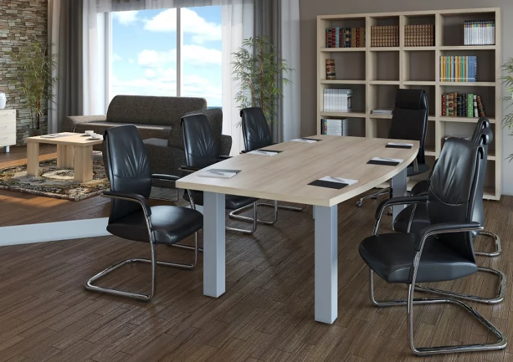 Стол переговорный ЙАЛТА ЛТ-СП2 Снежная Патина / YALTA LT-SP2_1