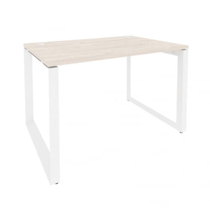 Стол рабочий на О-образном м/к ОНИКС О.МО-СП-2.8 Денвер Светлый/Белый / ONIX O.MO-SP-2.8_0