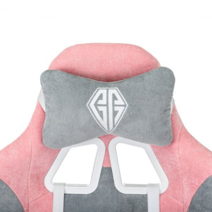 Кресло компьютерное БРАБИКС Форсер ГМ-127, 2 подушки, ткань, розовое/серое / BRABIX Forcer GM-127,_9