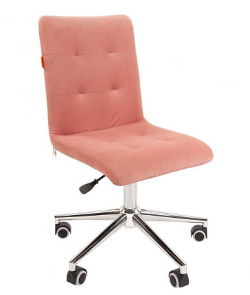 Кресло для оператора CХАИРМАН 030 чроме ткань Т-26 Розовый / CHAIRMAN chrome T-26_0