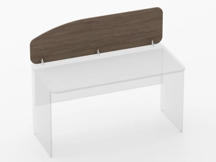 Экран разделительный Глассй 5.12.14 Дуб Верцаска / Glassy_0