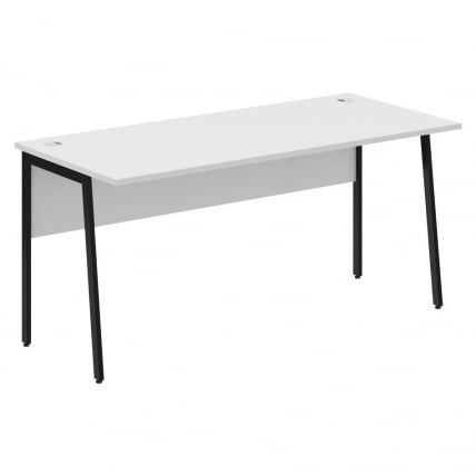 Стол рабочий ИМАГО Плус СП-4П Белый Черный / IMAGO Plus СП-4P_0