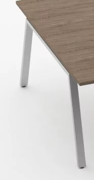 Л-образный металлический каркас с траверсами Дека 74.145.12 К Металлик матовый муар / Deka_0