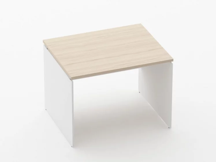 Стол прямой Дека ЛДСП каркас 75.08.10 Туя/Белый / Deka_0