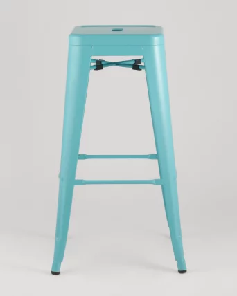 Стул барный Толикс Голубой матовый / Tolix_3