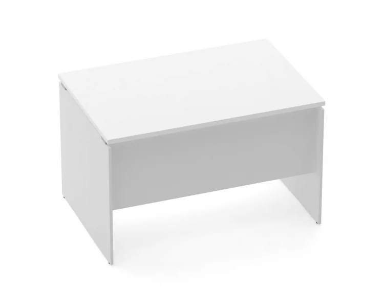 Стол прямой Дека ЛДСП каркас 75.08.12 Белый / Deka_1