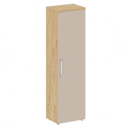 Гардероб узкий левый СХИФТ СК.ГБ-1 (Л) Тиквуд Темный/Капучино / SHIFT SK.GB-1 (L)_0