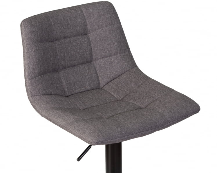 Стул барный ДОБРИН ТАИЛОР БЛАCК Серая ткань 188-55 / DOBRIN TAILOR BLACK_6